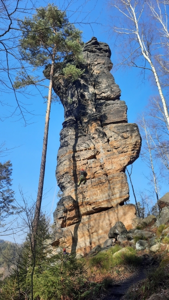 Stumpfer Kegel Südostwand